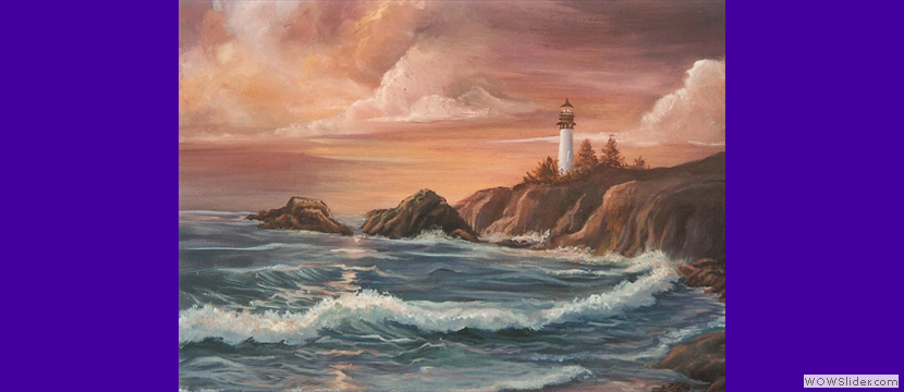 Lighthouse at Sunset